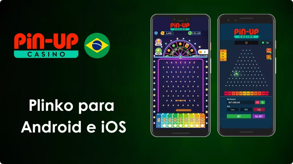 Aplicativo Pin-Up Plinko para Android e iOS