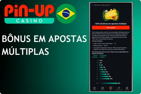 Pin Up  Bônus em apostas múltiplas